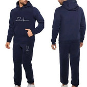 2023, costum de pulover cu glugă pentru bărbați, îmbrăcăminte sport, pulover cu glugă de culoare solidă pentru bărbați + pantaloni de jogging, pulover de înaltă calitate pentru bărbați