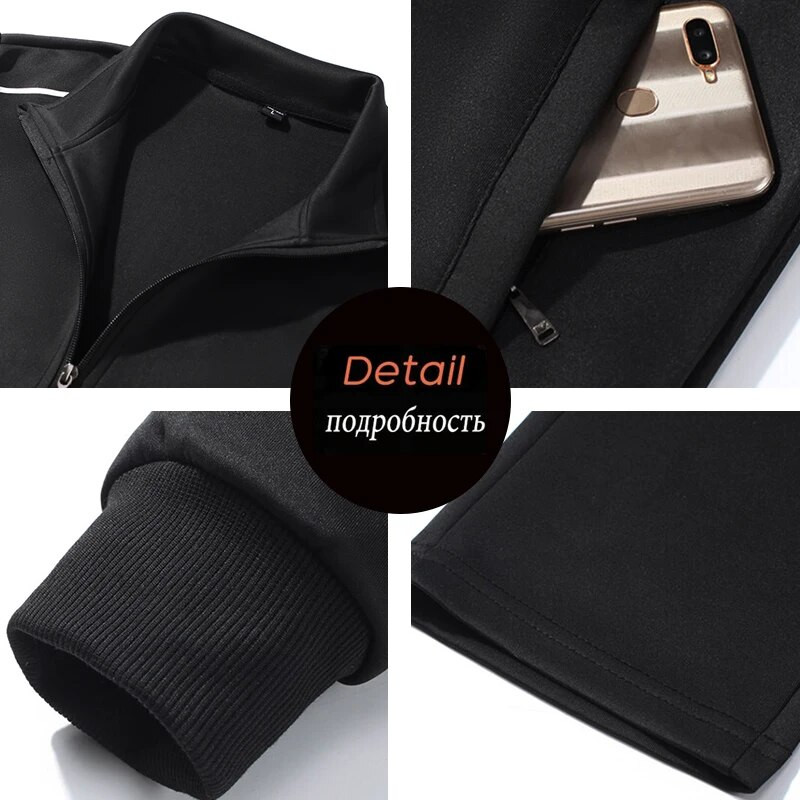 Pavasario ruduo Vyriški laisvalaikio sportiniai bėgikai sportiniai kostiumai, džemperių komplektai, vyriški sportiniai drabužiai, kūno rengybos kostiumai, 2 dalių rinkiniai, vyriški plius dydis 8XL