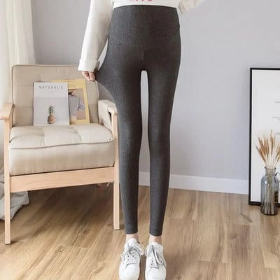 Tavaszi ősz Állítható Női Nadrág Terhes Női Leggings Terhesség Függőleges Csíkos nadrágok Nagy méretű kismama ruhák