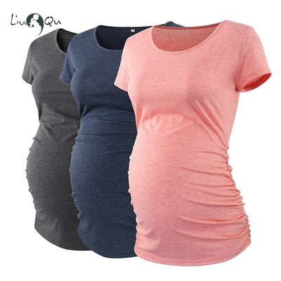 LIU &QU Ρούχα εγκυμοσύνης Μπλουζάκια εγκυμοσύνης Μπλουζάκια εγκυμοσύνης Ropa Mujer S-XL