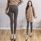 Magas derekú terhes nő állítható leggings vékony kismama nadrág terhesség vékony puha hastámasz nadrág alakformáló nadrág