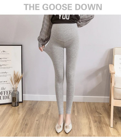 Magas derekú terhes nő állítható leggings vékony kismama nadrág terhesség vékony puha hastámasz nadrág alakformáló nadrág