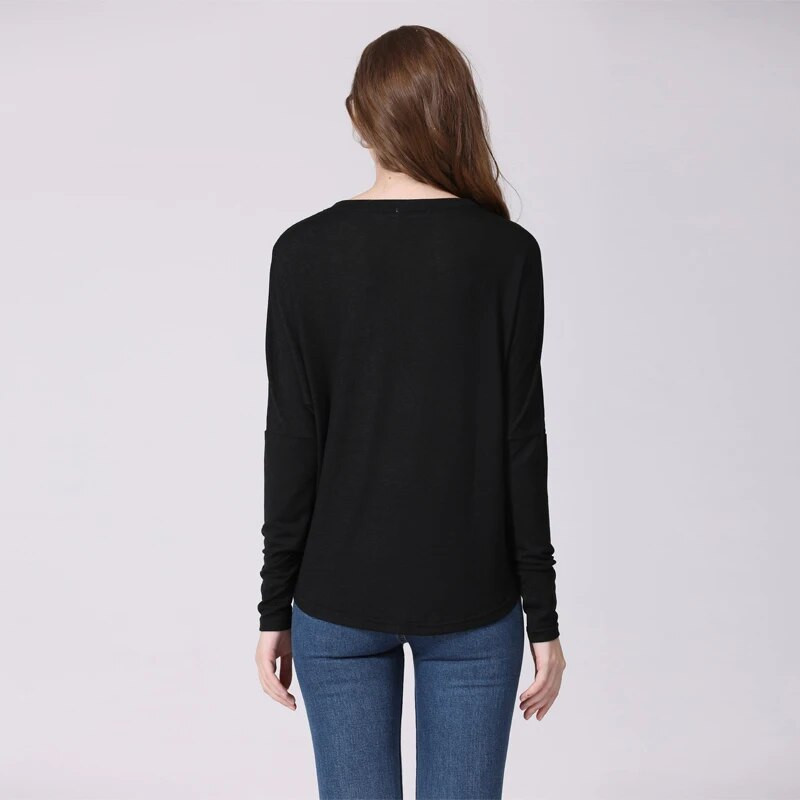 Haine de maternitate pentru femei gravide Topuri pentru alăptare Tricou pentru alăptare Sarcină Maternitate Tricouri negre Cămașă de primăvară toamnă