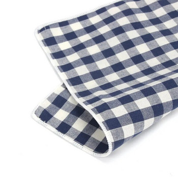 Чисто нови мъжки носни кърпи от 100% памук Тъкани карирани джобни квадратни мъжки носни кърпи за сватбени партита Винтидж кърпи Модни халки