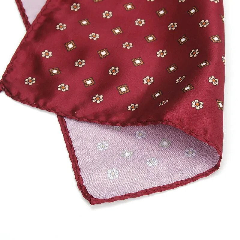 Luksuzni muški rupčić, vintage karirani džepni kvadrat, mekane maramice za vjenčanja, poslovne maramice, ručnik na prsima, poklon 24*24 cm