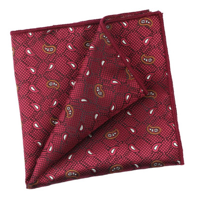 Linbaiway rupčić za muška odijela Pocket Square Poslovni klasični tiskani ručnik za prsa Hanky za svadbene zabave Džepni ručnici