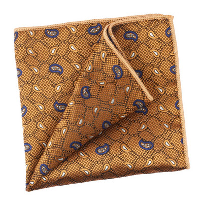 Linbaiway rupčić za muška odijela Pocket Square Poslovni klasični tiskani ručnik za prsa Hanky za svadbene zabave Džepni ručnici