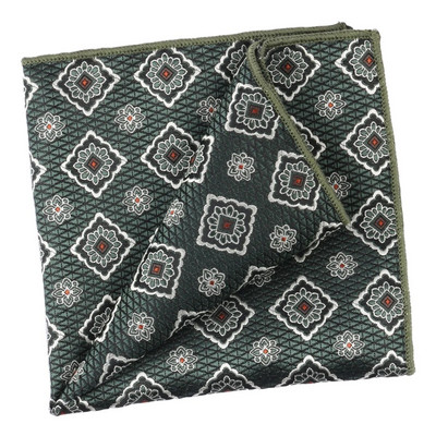 Linbaiway rupčić za muška odijela Pocket Square Poslovni klasični tiskani ručnik za prsa Hanky za svadbene zabave Džepni ručnici