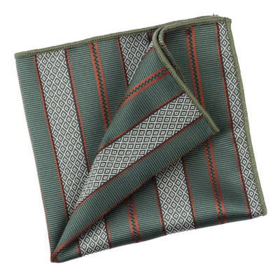 Linbaiway rupčić za muška odijela Pocket Square Poslovni klasični tiskani ručnik za prsa Hanky za svadbene zabave Džepni ručnici