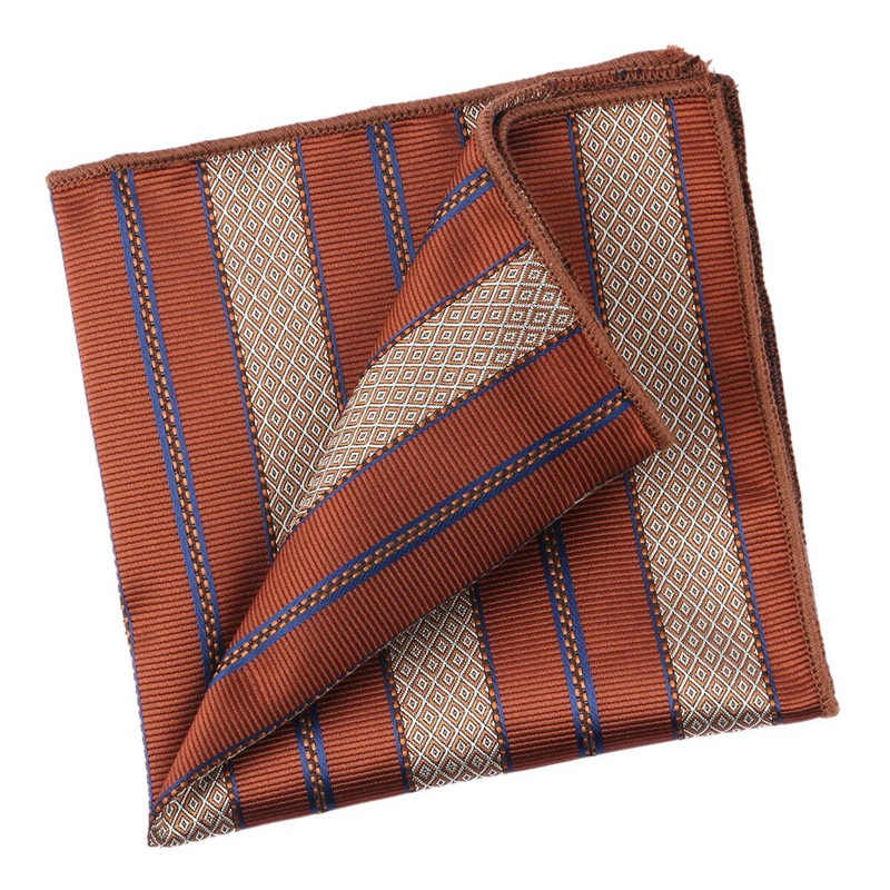 Linbaiway rupčić za muška odijela Pocket Square Poslovni klasični tiskani ručnik za prsa Hanky za svadbene zabave Džepni ručnici