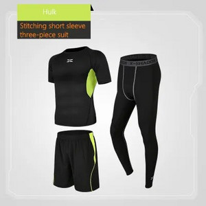 3 bucăți/set îmbrăcăminte sport pentru bărbați, costume sportive de compresie, haine de alergare cu uscare rapidă, pantaloni de jogging sport, antrenament, sală, fitness, seturi de trening