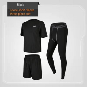 3 bucăți/set îmbrăcăminte sport pentru bărbați, costume sportive de compresie, haine de alergare cu uscare rapidă, pantaloni de jogging sport, antrenament, sală, fitness, seturi de trening