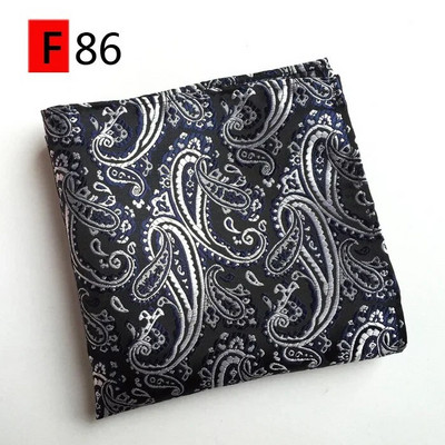Bărbați de înaltă calitate Jacquard Paisley Grid Batista pentru costum Buzunar Esarfe Hakies Cadou popular transport gratuit 25CM