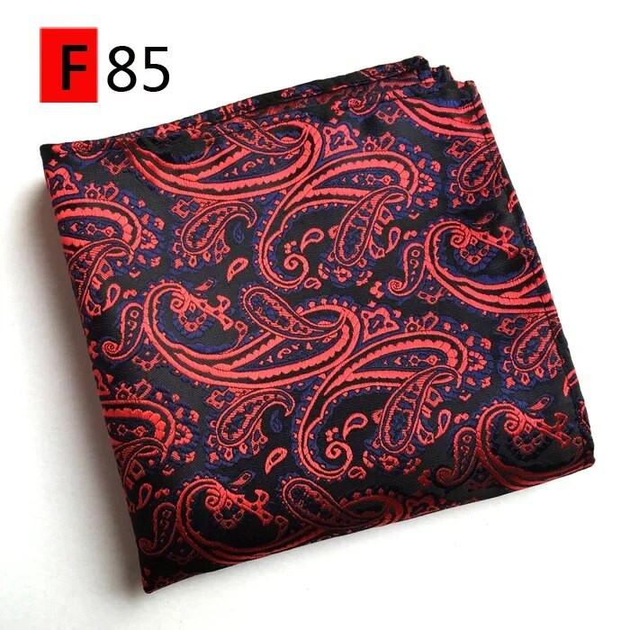 Bărbați de înaltă calitate Jacquard Paisley Grid Batista pentru costum Buzunar Esarfe Hakies Cadou popular transport gratuit 25CM