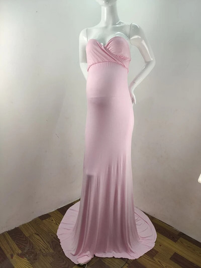 Σέξι φόρεμα εγκυμοσύνης για σέξι φόρεμα εγκυμοσύνης για μωρό ντους φωτογραφικές λήψεις μάξι φόρεμα χωρίς ώμους έγκυες γυναίκες