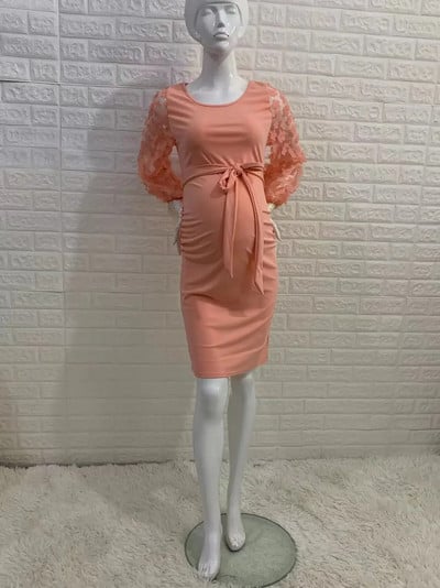 Terhes nők virágos szoknya kismama fotózás Prop Stretch maxi ruha, hosszú kismama ruha terhes fotózáshoz Ruházat