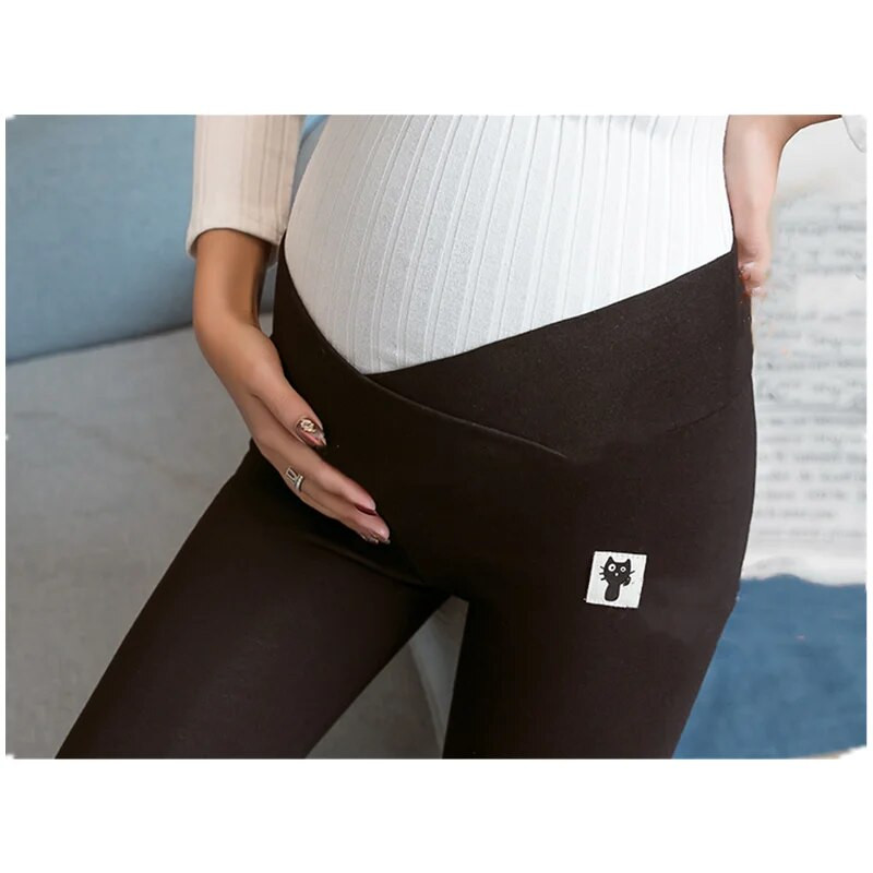 Medvilniniai antblauzdžiai nėščiosioms 2022 m. pavasario vasara žemo juosmens kelnės nėščiosioms pilvo žindymui antblauzdžiai nėščiųjų rūbai E0077