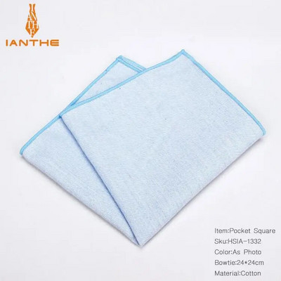 Costume clasice din bumbac de înaltă calitate 100% pătrat de buzunar solid 25cm*25cm Batiste cu dungi vintage pentru bărbați Piept prosop Hankies