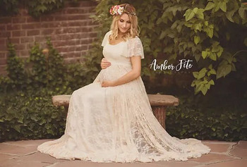 Γυναικεία λευκή φούστα για φωτογραφία εγκυμοσύνης Δαντέλα Ρούχα εγκυμοσύνης Φορέματα εγκυμοσύνης για έγκυες φωτογράφιση ρούχα