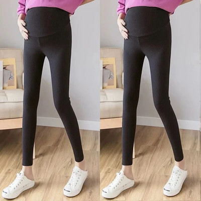Égszínkék Kismama Nadrág Terhességi Ruhák Farmer farmer Leggings terhes nőknek Ruhák Szoptatós nadrág Capris M-2XL