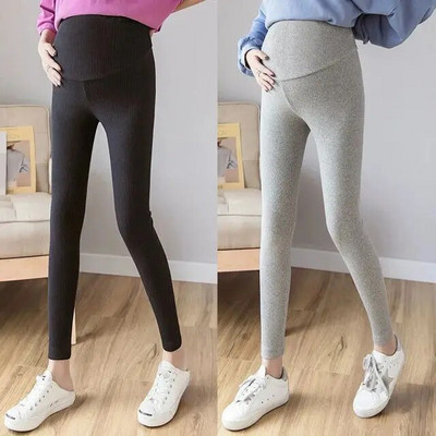 Égszínkék Kismama Nadrág Terhességi Ruhák Farmer farmer Leggings terhes nőknek Ruhák Szoptatós nadrág Capris M-2XL