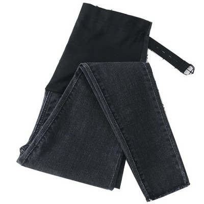 Égszínkék Kismama Nadrág Terhességi Ruhák Farmer farmer Leggings terhes nőknek Ruhák Szoptatós nadrág Capris M-2XL