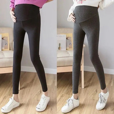Égszínkék Kismama Nadrág Terhességi Ruhák Farmer farmer Leggings terhes nőknek Ruhák Szoptatós nadrág Capris M-2XL