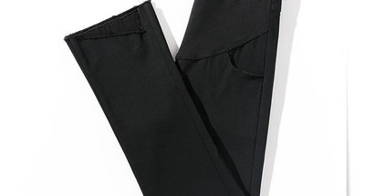 Koreai stílusú pamut kismama hasi nadrág tavaszi divat terhes hasnadrág szabálytalan alkalmi terhes női farmer bő