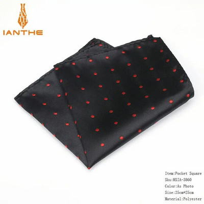 Patrat de buzunar clasic pentru bărbați, cu model, batistă Hakiu de modă pentru bărbați Costume de afaceri Hachiuri de epocă Accesorii pentru prosop bleumarin