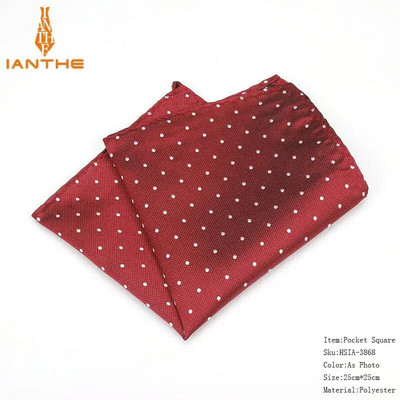Patrat de buzunar clasic pentru bărbați, cu model, batistă Hakiu de modă pentru bărbați Costume de afaceri Hachiuri de epocă Accesorii pentru prosop bleumarin
