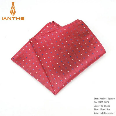 Patrat de buzunar clasic pentru bărbați, cu model, batistă Hakiu de modă pentru bărbați Costume de afaceri Hachiuri de epocă Accesorii pentru prosop bleumarin