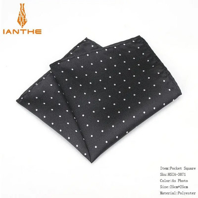 Patrat de buzunar clasic pentru bărbați, cu model, batistă Hakiu de modă pentru bărbați Costume de afaceri Hachiuri de epocă Accesorii pentru prosop bleumarin