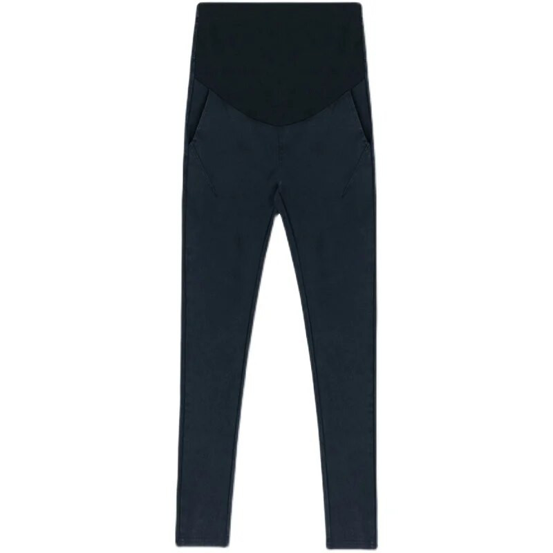 Rudens tamprus džinsas nėščiosioms siauri džinsai Reguliuojami pilvo kelnaitės Drabužiai nėščiosioms Pavasario nėštumo kelnės Premama