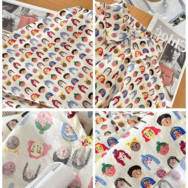 Cămăși din bumbac de maternitate cu mânecă liliac în stil coreean, cu mânecă scurtă, guler răsturnat, bluze pentru femeie însărcinată, cămașă de sarcină la modă