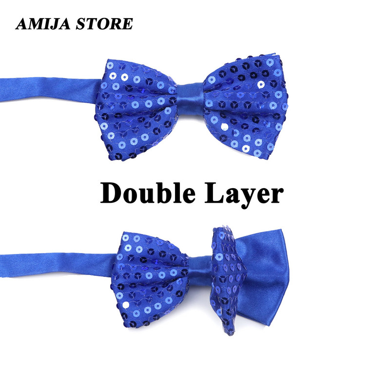 Seturi de bretele cu papion cu paiete strălucitoare unisex pentru bărbați, femei, petrecere, performanță pe scenă, cravată reglabilă, modă, leneș