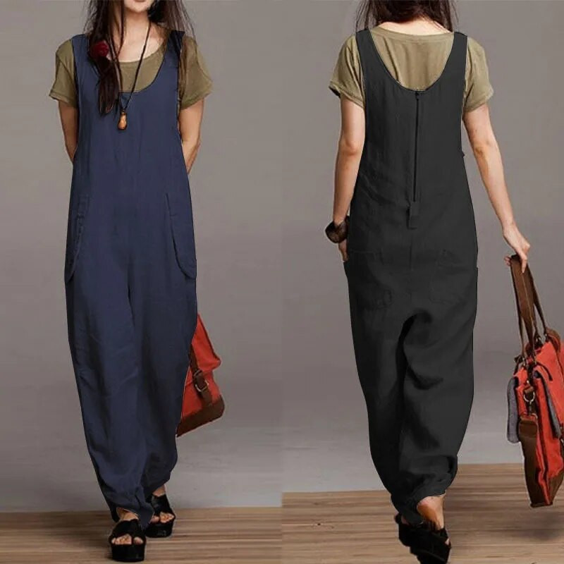 Φαρδύ παντελόνι εγκυμοσύνης πίσω με φερμουάρ Ζαρτιέρες για έγκυες Ολόσωμες φόρμες Rompers Ολόσωμη φόρμα εγκυμοσύνης Plus Size