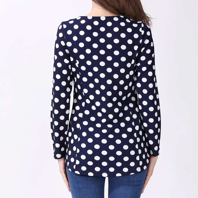 Jausmai Mamos ilgomis rankovėmis Nėščiųjų rūbai žindymo viršutiniai drabužiai žindymo drabužiai nėščioms moterims žindymo marškinėliai nėščiosioms