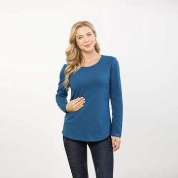Φθινοπωρινά μακρυμάνικα ρούχα εγκυμοσύνης Μπλουζάκια θηλασμού για έγκυες γυναίκες Θηλάζουν Top μπλουζάκι εγκυμοσύνης Δωρεάν αποστολή