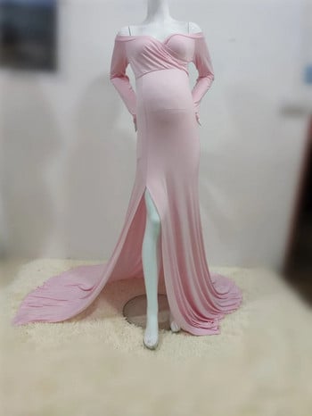 Long Maternity Photography Props Φόρεμα εγκυμοσύνης Φωτογραφία για εγκυμοσύνη Φορέματα εγκυμοσύνης για φωτογράφιση μάξι φόρεμα για έγκυο 2022