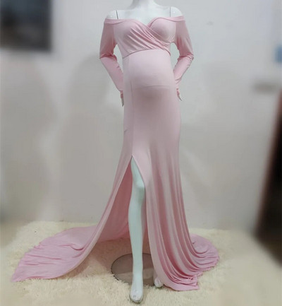 Long Maternity Photography Props Φόρεμα εγκυμοσύνης Φωτογραφία για εγκυμοσύνη Φορέματα εγκυμοσύνης για φωτογράφιση μάξι φόρεμα για έγκυο 2022