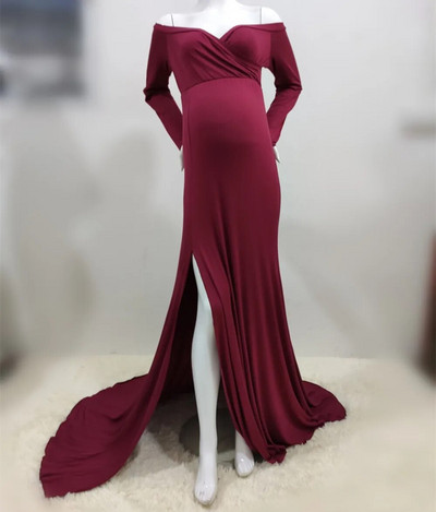 Long Maternity Photography Props Φόρεμα εγκυμοσύνης Φωτογραφία για εγκυμοσύνη Φορέματα εγκυμοσύνης για φωτογράφιση μάξι φόρεμα για έγκυο 2022