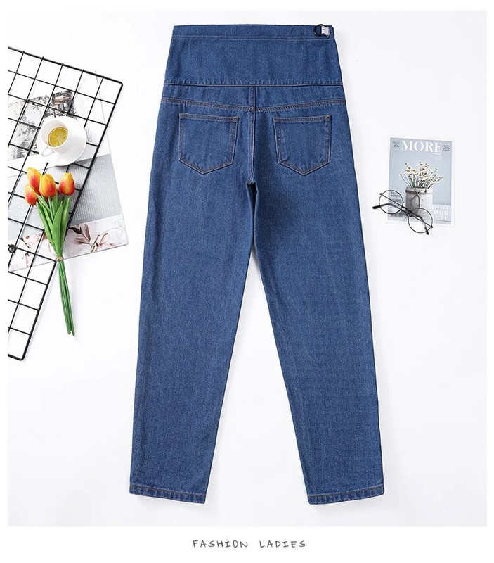 2023 toamna maternitate burta blugi cu talie inalta Abdomen pantaloni drepti cu canistra creion pantaloni Haroun denim blugi femei gravide albastru