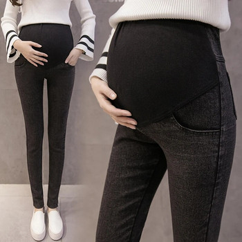 Дънки Pencel Дамско облекло за бременни Дънки Черни панталони за бременни Дрехи Панталони за кърмене Дънкови дънки Дамски