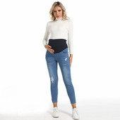 Farmer farmer kismama nadrág terhes nőknek ruházat terhes leggings nadrág Gravidas farmer kismama ruházat