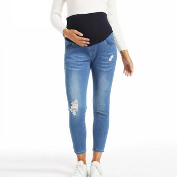 Τζιν παντελόνι εγκυμοσύνης για έγκυες γυναίκες Ρούχα Κολάν εγκυμοσύνης Παντελόνι Gravidas Jeans Ρούχα εγκυμοσύνης