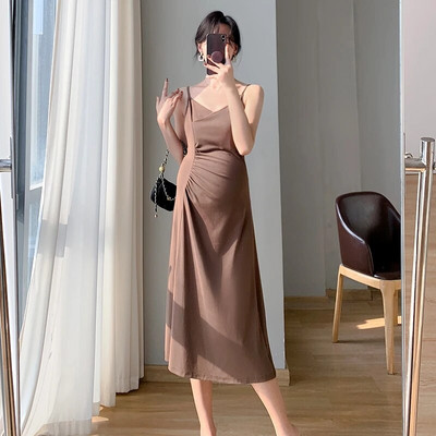 Rochie de maternitate din bumbac de vară 2023, haine subțiri pentru femei însărcinate, scobit cu gâtul în față, rochii sexy pentru sarcină