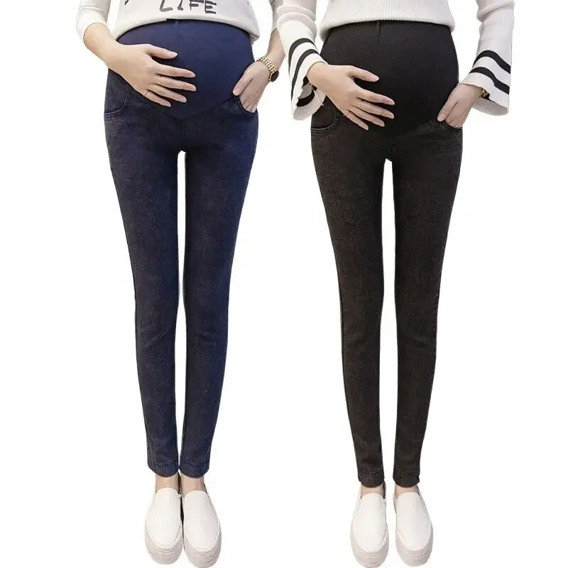 M-3XL Džinsai nėščiosioms Nėščioms Kelnės Nėščioms Drabužiai Pavasaris Ruduo 2023 Nėščioms kelnaitės plius dydis