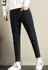 Retro vaļīgi džinsi Grūtniecības Bikses Gravidas Bikses Pavasara Rudens Stretch Denim Džinsi Grūtnieču bikses Grūtniecēm Apģērbs