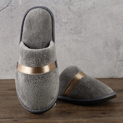 2023 Дамски мъжки домашни чехли с дебело меко дъно Чехли с топла платформа Домакински плюшени чехли против плъзгане Вътрешни зимни обувки