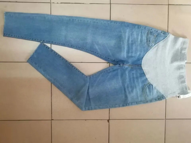Blugi skinny de maternitate în stil coreean, pantaloni creion pentru femei însărcinate, cu talie înaltă, îmbrăcăminte la modă, sarcină, subțiri, șolduri, pantaloni din denim